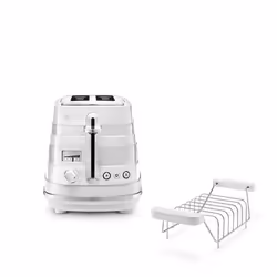 De’Longhi CTA 2103, 1 slice(s), White, Plastic, 900 W, 220-240 V, 50 - 60 Hz