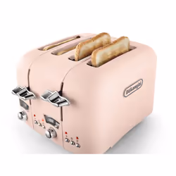 De’Longhi Argento Flora 6 4 slice(s) Rose