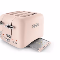 De’Longhi Argento Flora 6 4 slice(s) Rose