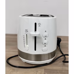 De'Longhi Toaster Active Line CTLA2003W 2 Slice Extra Wide Slots Bagel - White