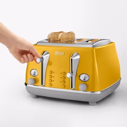 De’Longhi Icona Capitals 6 4 slice(s) 1800 W Yellow