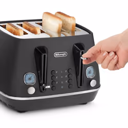 De’Longhi Distinta Moments 6 4 slice(s) 1800 W Black