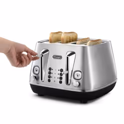 De’Longhi Distinta Moments 6 4 slice(s) 1800 W Metallic