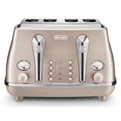 De’Longhi Icona Metallics 6 4 slice(s) 1800 W Beige