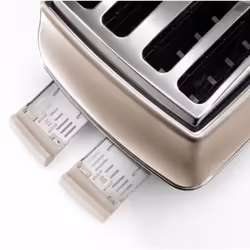 De’Longhi Icona Metallics 6 4 slice(s) 1800 W Beige