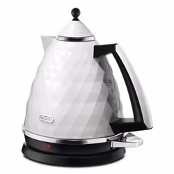 De’Longhi Brillante KBJ 2001.W, 1.7 L, 2000 W, White, Plastic, Water level indicator, Cordless