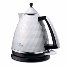 De’Longhi Brillante, 1.7 L, White, Plastic, Water level indicator, Filtering