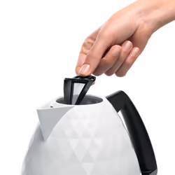De’Longhi Brillante electric kettle 1.7 L White