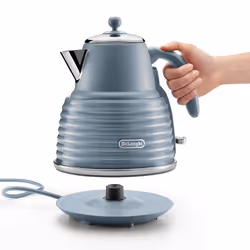 De’Longhi Scolpito electric kettle 1.5 L Blue
