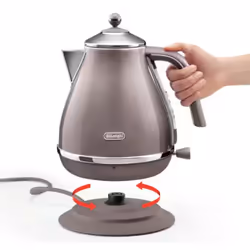De’Longhi Icona Metallics electric kettle 1.7 L 3000 W Pink