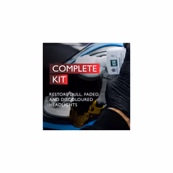 Autoglym Headlight Restoration Complete Kit, Quickly Restore Cloudy And Discoloured Headlights, Designed For Use With An Electric Drill, Includes San