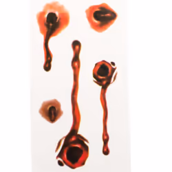 Bullet hole temporary tattoos