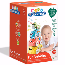 Clementoni 17111, Vehicle set, 0.8 yr(s), Plastic, Multicolour