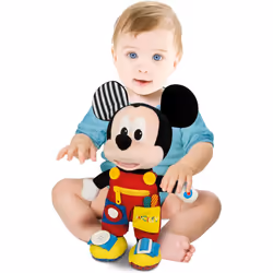 Clementoni Disney Baby Mickey Sensory Soft Plush Toy
