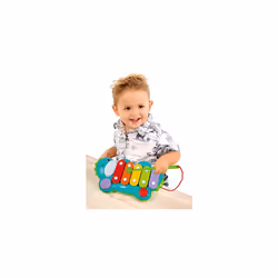 Clementoni-17263-Xylodino-xylophone for Kids from 18 Months and Older-Musical Instruments Educational and Sound Toy, Multi-Coloured, 3