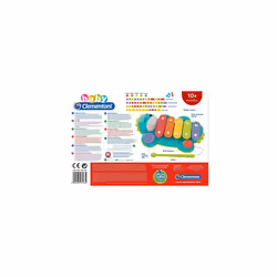 Clementoni-17263-Xylodino-xylophone for Kids from 18 Months and Older-Musical Instruments Educational and Sound Toy, Multi-Coloured, 3