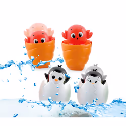 Clementoni 17655 bath game/toy/sticker Bath animal Multicolour