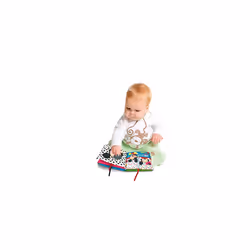 17721 Disney Baby-Book and Cot Panel, Toddler Plush, Early Years, Infant, New Born Soft Toys Gift, Multicolour, Medio