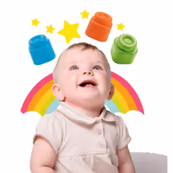 Clementoni - 17878 - Soft Clemmy - Zachte Zak Met 40 Blokken - Blokken Voor Kinderen, Sensorisch Spel, Educatief Speelgoed Baby's Van 6-36 Maanden, G