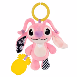 Clementoni Disney Baby Angel Soft Rattle, Boy/Girl, Fabric, Plush, Multicolour