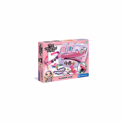 18657 Na Surprise-Rainbow Set Colour Chalk-Kids' Craft 7 Years Old, Girls Hair Accessories Making kit, Multicoloured