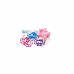 18659 Na Na Na Surprise Decorate children, stickers and glitter-nail art set, manicure kids' craft kits girls 6 years old, Multicoloured