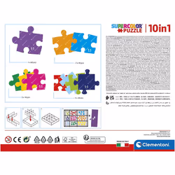 Clementoni Peppa Pig Supercolor 10 in 1 Jigsaw puzzle Cartoons