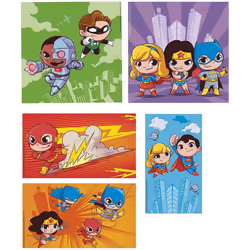 Clementoni 20272 Supercolor 10 in 1 Dc Comics (3x18, 4x30, 2x48 and 1x60 Pieces) -Jigsaw Puzzle for Kids Age 4, Multi-Coloured,...
