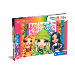 Clementoni Rainbow High Puzzle Of 104 Pieces - Version 1 - 48.5 x 33.5 CM