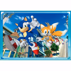 Clementoni Supercolor Sonic Jigsaw puzzle 12 pc(s) Video game - Additional view 4