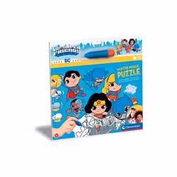 Clementoni 22243 Water Reveal DC Comics Super Friends-15 Pieces-Jigsaw Puzzle for Kids Age 3, Multicoloured, M