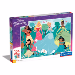 Clementoni Supercolor Disney Princess, 104 pc(s), Cartoons, 4 yr(s)