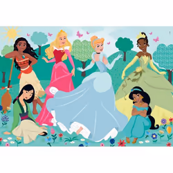 Clementoni Supercolor Disney Princess Jigsaw puzzle 104 pc(s) Cartoons