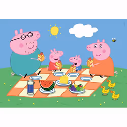 Clementoni Peppa Pig Supercolor 24 Maxi Jigsaw puzzle 24 pc(s) Cartoons