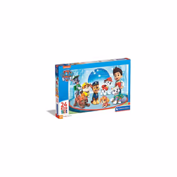 24211, Paw Patrol Supercolor Maxi Puzzle for Children - 24 Pieces, Ages 3 years Plus