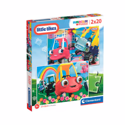 Clementoni Little Tikes Puzzle Of 2 x 20 Pieces - 28 x 24.4 x 3.9 CM