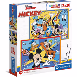 Clementoni Supercolor Disney Mickey, 20 pc(s), Cartoons, 3 yr(s)