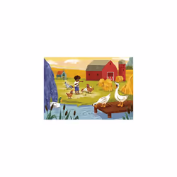 Clementoni 25268 Play for Future-Animals-3 x 48 Pieces-Jigsaw Kids Age 4-100% Recycled Materials-Made in Italy, Cartoon Puzzles, Multicoloured