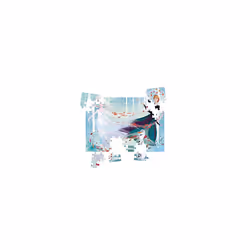 25716, Frozen 2 Double Face Supercolor Puzzle for Children - 104 Pieces, Ages 6 years Plus