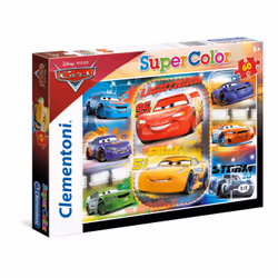Clementoni Cars 3 - 60 pcs - SuperColor, 60 pc(s), Cartoons, 5 yr(s)