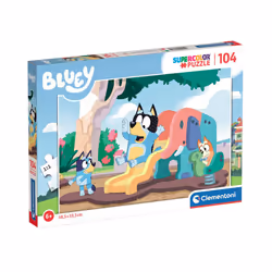 Clementoni Bluey Puzzle Of 104 Pieces - Version 3 - 34.3 x 24.3 x 3.5 CM