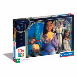 Clementoni Supercolor Disney Wish, 104 pc(s), Cartoons, 6 yr(s)