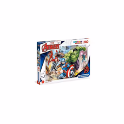Clementoni - 29295 - Supercolor Puzzle for Children - Marvel The Avengers-180 Pieces