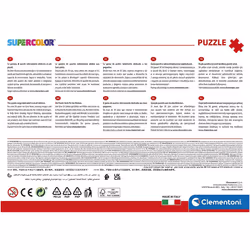 Clementoni 29776 Rainbow High Supercolor High-180 Pieces-Jigsaw Puzzle for Kids Age 7, Multicolor, Medium