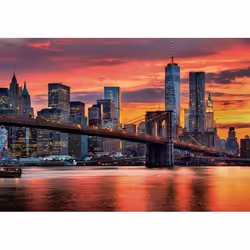 Clementoni High Quality Collection EAST RIVER AT DUSK Jigsaw puzzle 1500 pc(s) City