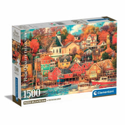 Clementoni High Quality Collection Good Times Harbor Jigsaw puzzle 1500 pc(s) Art