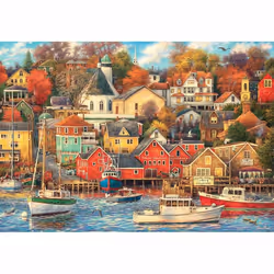 Clementoni High Quality Collection Good Times Harbor Jigsaw puzzle 1500 pc(s) Art