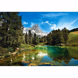 Clementoni High Quality Collection Blue Lake Jigsaw puzzle 1500 pc(s) Landscape - Additional view 2
