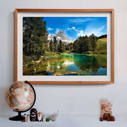 Clementoni High Quality Collection Blue Lake Jigsaw puzzle 1500 pc(s) Landscape - Additional view 3