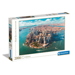 32080 Jigsaw Collection-Lower 2000 Pieces-Puzzle for Adults 14-99 Years, Gift for Men/Women, City, Manhattan, Made in Italy, Multicolor